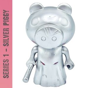 Series 1 Silver Piggy Mini Figure